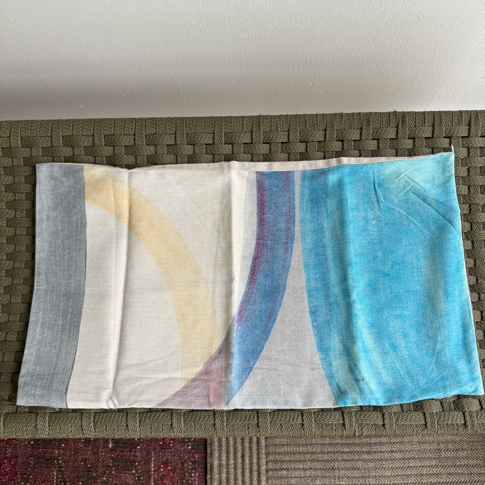 West Elm Silk Pillow Cover 12x21
